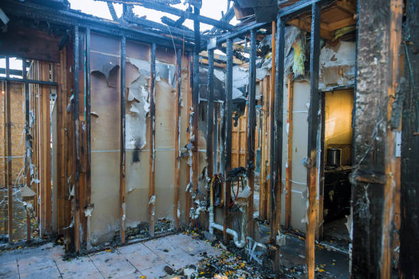 Professional Soot Cleanup technician working in Lindsborg, KS